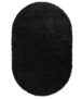 Teppich Oval Hochflor - Cozy Shaggy Anthrazit - overzicht boven, thumbnail