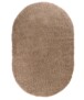 Teppich Oval Hochflor - Cozy Shaggy Grau - overzicht boven, thumbnail