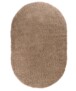 Teppich Oval Hochflor - Cozy Shaggy Beige - overzicht boven, thumbnail