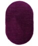 Teppich Oval Hochflor - Cozy Shaggy Lila - overzicht boven, thumbnail