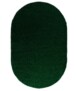 Oval Teppich Hochflor - Shaggy Trend Smaragdgrün - overzicht boven, thumbnail