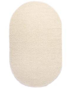Oval Teppich Hochflor - Shaggy Trend Elfenbein - overzicht