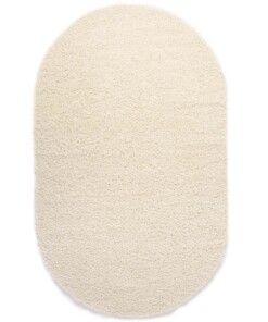 Oval Teppich Hochflor - Shaggy Trend Elfenbein - overzicht