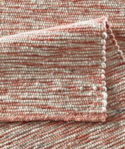 Wollteppich - Kaia Rot/Creme