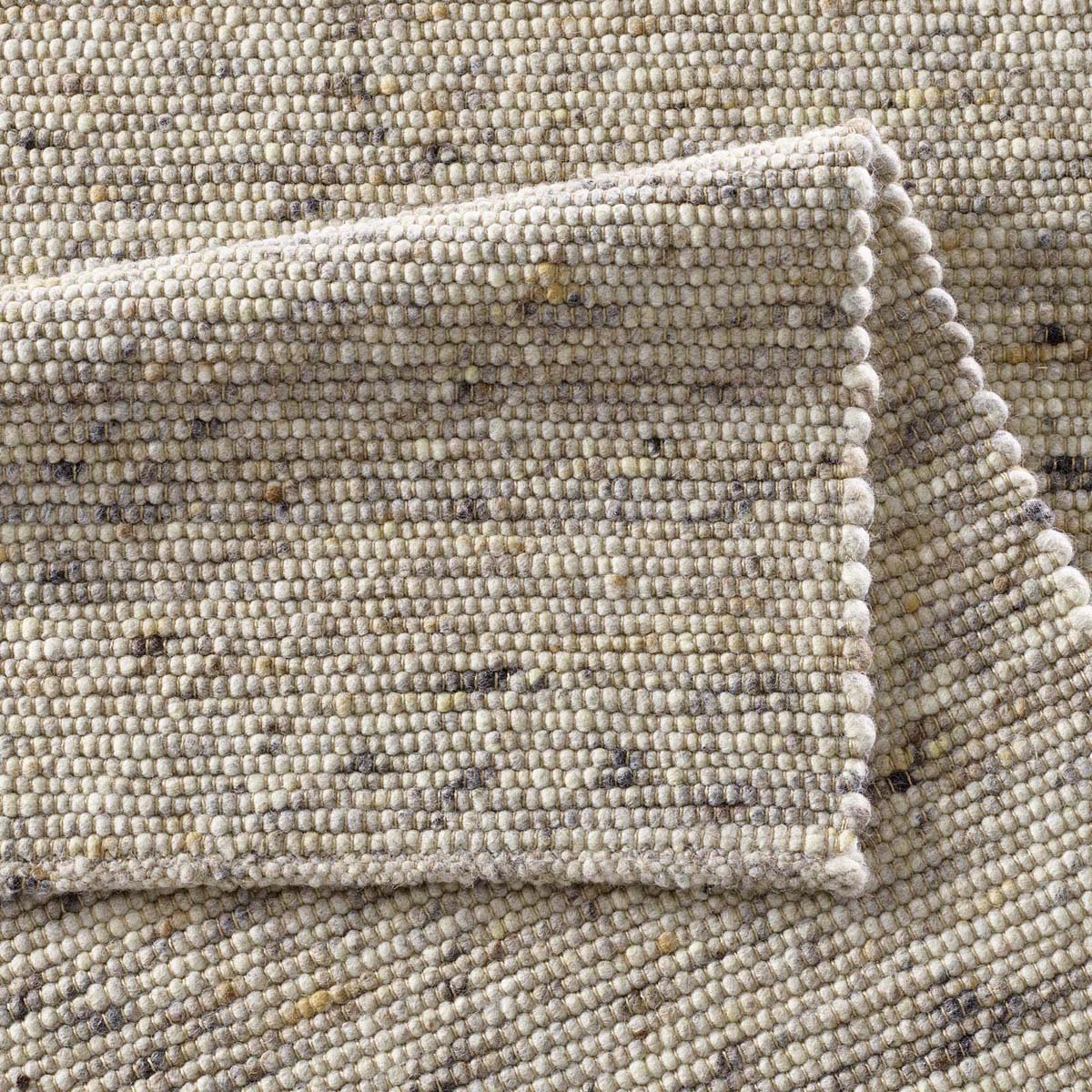 Wollteppich - Lundr Beige Wollteppich - Lundr Beige