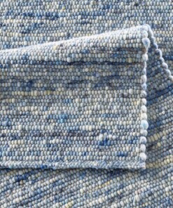 Wollteppich - Lundr Blau Wollteppich - Lundr Blau