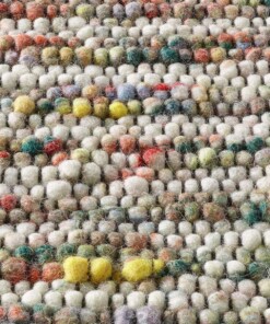 Wollteppich - Thora Bunt - close up materiaal, thumbnail Wollteppich - Thora Bunt - close up materiaal, thumbnail