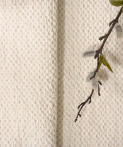 Baumwollteppich - Svelvik Weiß - close up, thumbnail Baumwollteppich - Svelvik Weiß - close up, thumbnail