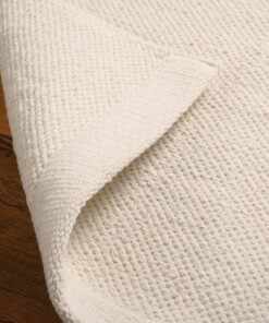 Baumwollteppich - Svelvik Weiß - close up, thumbnail Baumwollteppich - Svelvik Weiß - close up, thumbnail