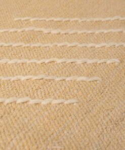 Boho Teppich - Cueva Gelb/Beige - close up, thumbnail