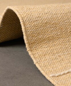 Boho Teppich - Cueva Gelb/Beige - close up, thumbnail