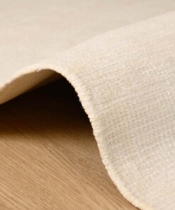 Viskose Teppich - Gem Weiß - close up, thumbnail