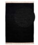 Viskose Teppich - Gem Schwarz - overzicht, thumbnail