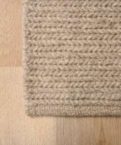 Wollteppich - Narvik Hellgrau - close up, thumbnail