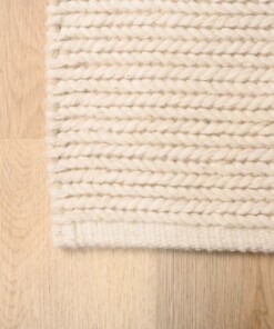 Wollteppich - Narvik Weiß - close up, thumbnail Wollteppich - Narvik Weiß - close up, thumbnail