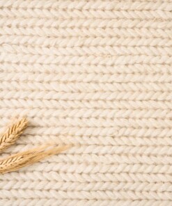 Wollteppich - Narvik Weiß - close up, thumbnail Wollteppich - Narvik Weiß - close up, thumbnail