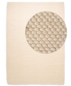 Wollteppich - Odda Weiß - overzicht, thumbnail