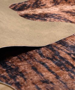 Kuhfell Teppich - Happy Cow Braun - close up vouw, thumbnail