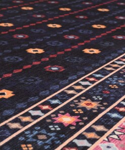 Kelim Teppich Waschbar - Moderna Bunt - close up materiaal, thumbnail Kelim Teppich Waschbar - Moderna Bunt - close up materiaal, thumbnail