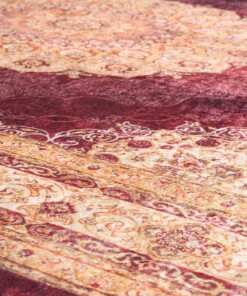 Orientteppich Waschbar - Moderna Rot - close up materiaal, thumbnail