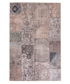 Patchwork Teppich - Fade Dreamer Beige - overzicht boven