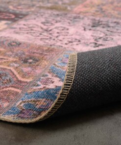 Patchwork Teppich - Fade Dreamer Lila - close up vouw, thumbnail Patchwork Teppich - Fade Dreamer Lila - close up vouw, thumbnail