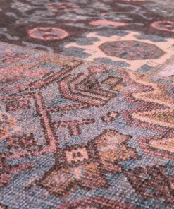 Patchwork Teppich - Fade Dreamer Lila - close up materiaal, thumbnail Patchwork Teppich - Fade Dreamer Lila - close up materiaal, thumbnail