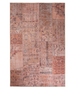 Patchwork Teppich - Fade Heritage Beige/Terrakotta - overzicht boven