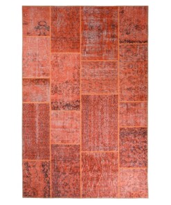 Patchwork Teppich - Fade Heritage Terrakotta - overzicht boven