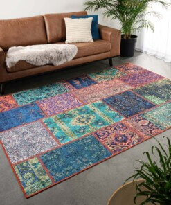 Patchwork Teppich - Fade No.1 Bunt - sfeer