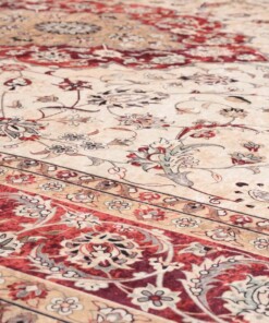 Perserteppich Waschbar - Moderna Rot - close up materiaal, thumbnail Perserteppich Waschbar - Moderna Rot - close up materiaal, thumbnail