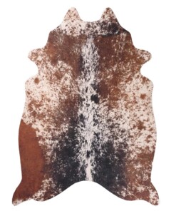 Kuhfell Teppich - Happy Cow Spots Braun/Weiß - overzicht boven, thumbnail