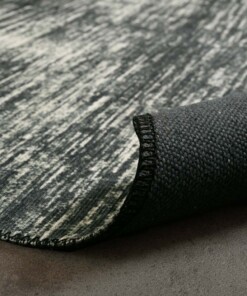 Vintage Teppich - Fade Blend Grün - close up vouw, thumbnail