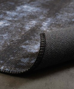 Vintage Teppich - Fade Celestial Blau/Schwarz - close up vouw, thumbnail Vintage Teppich - Fade Celestial Blau/Schwarz - close up vouw, thumbnail