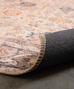 Vintage Teppich - Fade Charm Beige - close up vouw, thumbnail