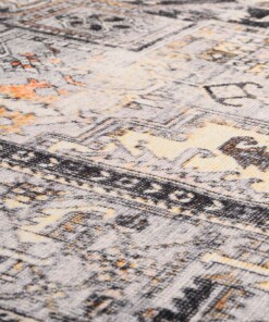 Vintage Teppich - Fade Mellow Grau - close up materiaal, thumbnail Vintage Teppich - Fade Mellow Grau - close up materiaal, thumbnail