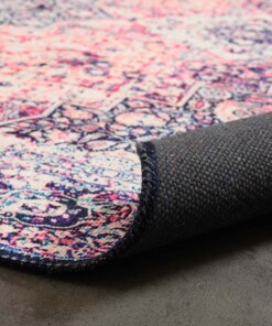 Vintage Teppich - Fade No.2 Bunt - close up vouw, thumbnail