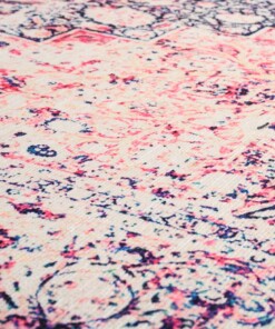 Vintage Teppich - Fade No.2 Bunt - close up materiaal, thumbnail