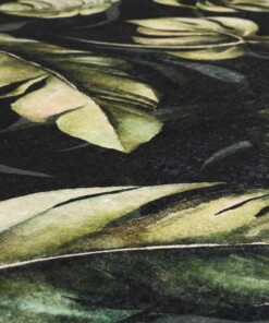 Teppich Dschungel Waschbar - Moderna Grün - close up materiaal, thumbnail Teppich Dschungel Waschbar - Moderna Grün - close up materiaal, thumbnail