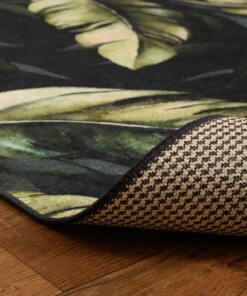 Teppich Dschungel Waschbar - Moderna Grün - close up vouw, thumbnail Teppich Dschungel Waschbar - Moderna Grün - close up vouw, thumbnail