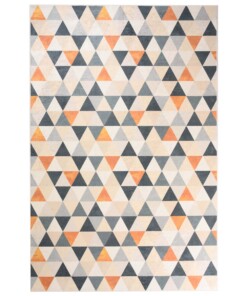 Teppich Geometrische Muster Waschbar - Moderna Grün/Gelb - overzicht boven