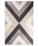Teppich Geometrische Muster Waschbar - Moderna Grün/Grau - overzicht boven, thumbnail