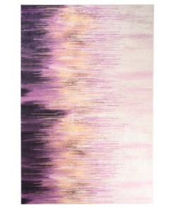 Teppich Modern Waschbar - Moderna Gold/Lila - overzicht boven, thumbnail
