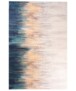 Teppich Modern Waschbar - Moderna Gold/Petrol - overzicht boven, thumbnail