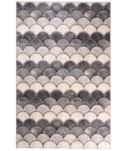 Waschbarer Teppich - Moderna Grau - overzicht boven