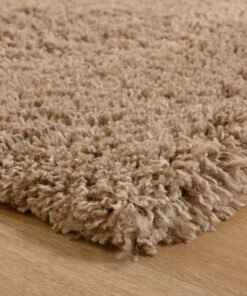 Teppich Quadratisch Hochflor - Cozy Shaggy Beige