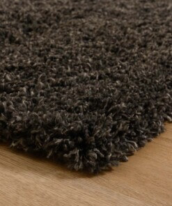 Teppich Quadratisch Hochflor - Cozy Shaggy Dunkelgrau