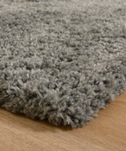 Teppich Quadratisch Hochflor - Cozy Shaggy Grau