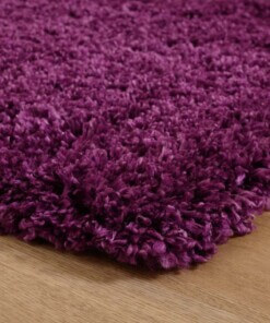 Teppich Quadratisch Hochflor - Cozy Shaggy Lila