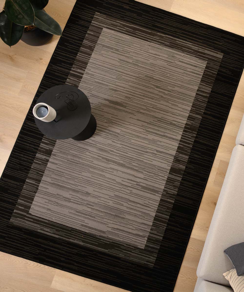 Teppich Modern - Bowie Schwarz/Grau Teppich Modern - Bowie Schwarz/Grau